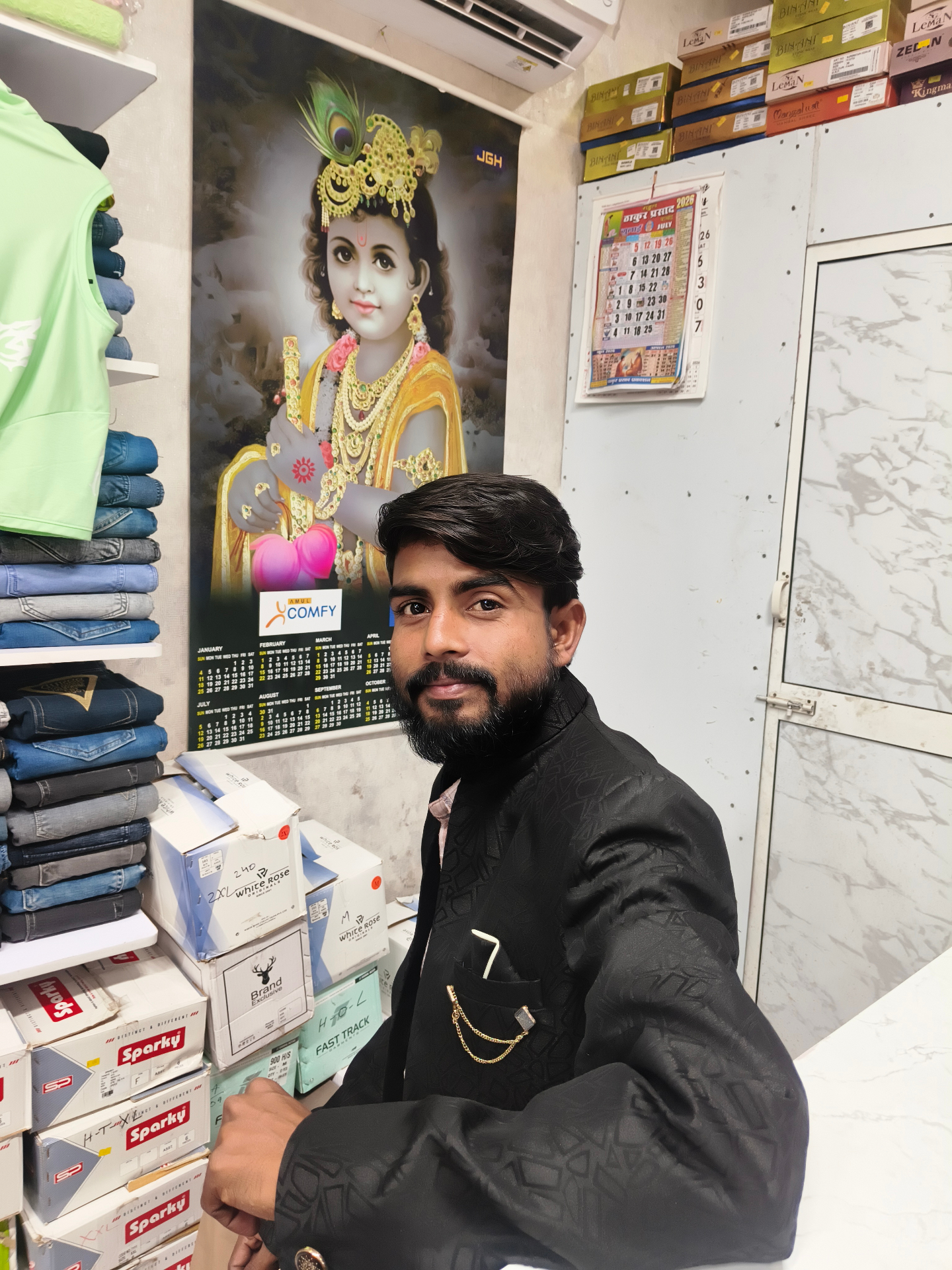 Fashion Street team portrait inside the store
